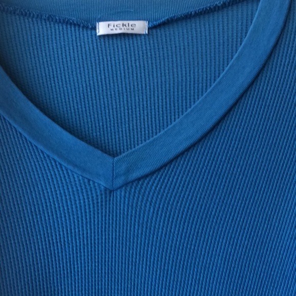 Fickle blue shirt size medium/ small. - Picture 2 of 3